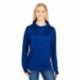 J America JA8662 Ladies Odyssey Striped Poly Fleece Lapover Hood