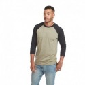 Next Level Apparel 6251 Unisex CVC 3/4 Sleeve Raglan Baseball T-Shirt