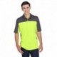 Core365 CE101 Men's Balance Colorblock Performance Pique Polo