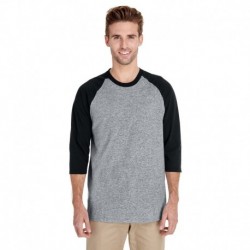 Gildan G570 Adult Heavy Cotton 3/4-Raglan Sleeve T-Shirt