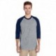 Gildan G570 Adult Heavy Cotton 3/4-Raglan Sleeve T-Shirt