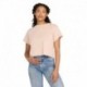 US Blanks US531OR Ladies Organic Baby Rib Crop T-Shirt