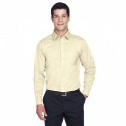 Devon & Jones DG530 Men's Crown Collection Solid Stretch Twill Woven Shirt