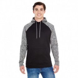 J America JA8612 Adult Colorblock Cosmic Pullover Hooded Sweatshirt