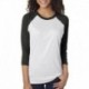 Next Level Apparel 6051 Unisex Triblend 3/4-Sleeve Raglan