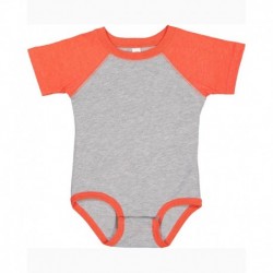 Rabbit Skins RS4430 Infant Baseball Bodysuit