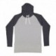 LAT 6917 Men's Hooded Raglan Long Sleeve Fine Jersey T-Shirt