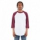 Shaka Wear SHRAG Adult 8.9 oz., 3/4-Sleeve Raglan T-Shirt