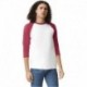 American Apparel 2003CVC Unisex CVC Raglan T-Shirt