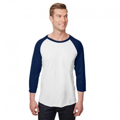 Jerzees 560RR Unisex Premium Blend Ring-Spun 3/4 Sleeve Raglan T-Shirt