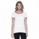 StarTee ST1431 Ladies CVC Ringer T-Shirt