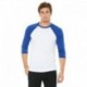 Bella + Canvas 3200 Unisex 3/4-Sleeve Baseball T-Shirt