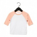 Bella + Canvas 3200T Toddler 3/4-Sleeve Baseball T-Shirt