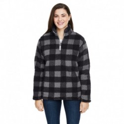 J America JA8451 Ladies Epic Sherpa 1/4 Zip