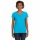 LAT 3507 Ladies V-Neck Fine Jersey T-Shirt