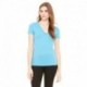 Bella + Canvas 8435 Ladies Triblend Short-Sleeve Deep V-Neck T-Shirt