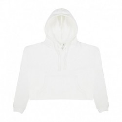 Just Hoods By AWDis JHA016 Ladies Girlie Cropped Hooded Fleece with Pocket