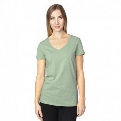 Threadfast Apparel 200RV Ladies Ultimate CVC V-Neck T-Shirt