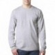 Bayside BA8100 Adult 6.1 oz., 100% Cotton Long Sleeve Pocket T-Shirt