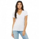 Bella + Canvas B6035 Ladies Jersey Short-Sleeve Deep V-Neck T-Shirt