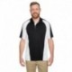 Harriton M385 Men's Advantage Snag Protection Plus IL Colorblock Polo