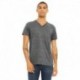 Bella + Canvas 3655C Unisex Textured Jersey V-Neck T-Shirt