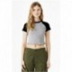 Bella + Canvas 1201 Ladies Micro Ribbed Raglan Baby Tee