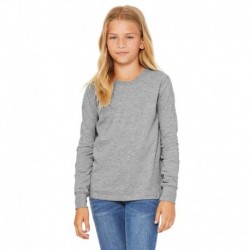 Bella + Canvas 3501Y Youth Jersey Long-Sleeve T-Shirt