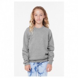 Bella + Canvas 3901Y Youth Sponge Fleece Raglan Sweatshirt