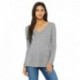 Bella + Canvas 8855 Ladies Flowy Long-Sleeve V-Neck