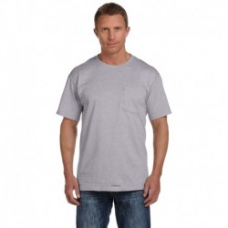 Fruit of the Loom 3931P Adult HD Cotton Pocket T-Shirt