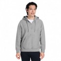 Team 365 TT97 Unisex Zone HydroSport Heavyweight Quarter-Zip Hooded Sweatshirt