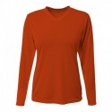 A4 NW3425 Ladies Long-Sleeve Sprint V-Neck T-Shirt