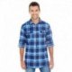 Burnside B8210 Men's Plaid Flannel Shirt