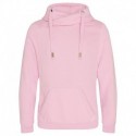 Just Hoods By AWDis JHA021 Men's Heavyweight Cross Over Neck Hooded Sweatshirt