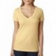 Next Level Apparel 6640 Ladies CVC Deep V-Neck T-Shirt