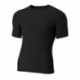 A4 N3130 Adult Polyester Spandex Short Sleeve Compression T-Shirt