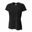 A4 NW3264 Ladies Shorts Sleeve Spun Poly T-Shirt