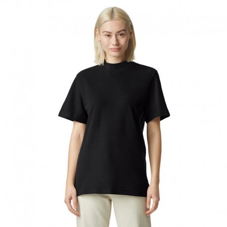 American Apparel 1PQ Unisex Mockneck Pique T-Shirt