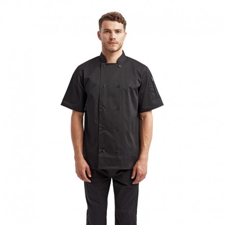 Artisan Collection by Reprime RP656 Unisex Short-Sleeve Recycled Chef's Coat