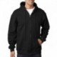 Bayside BA900 Adult 9.5oz., 80% cotton/20% polyester Full-Zip Hooded Sweatshirt