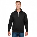 Bayside BA920 Unisex 9.5 oz., 80/20 Quarter-Zip Pullover Sweatshirt