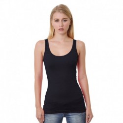 Bayside BA3410 Junior's 4.2 oz., Fine Jersey Tank Top