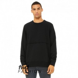 Bella + Canvas 3743 FWD Fashion Unisex Raw Seam Crewneck Pullover