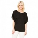 Bella + Canvas 8821 Ladies Flowy Draped Sleeve Dolman T-Shirt