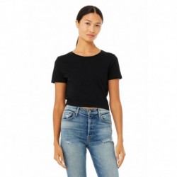 Bella + Canvas 6681 Ladies Poly-Cotton Crop T-Shirt