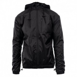 Burnside B9728 Men's Nylon Hooded Coaches Jacket