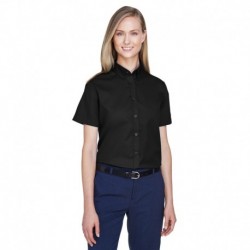 Core365 78194 Ladies Optimum Short-Sleeve Twill Shirt