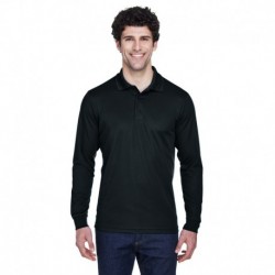 Core365 88192 Men's Pinnacle Performance Long-Sleeve Pique Polo