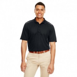 Core365 88181R Men's Radiant Performance Pique Polo with Reflective Piping